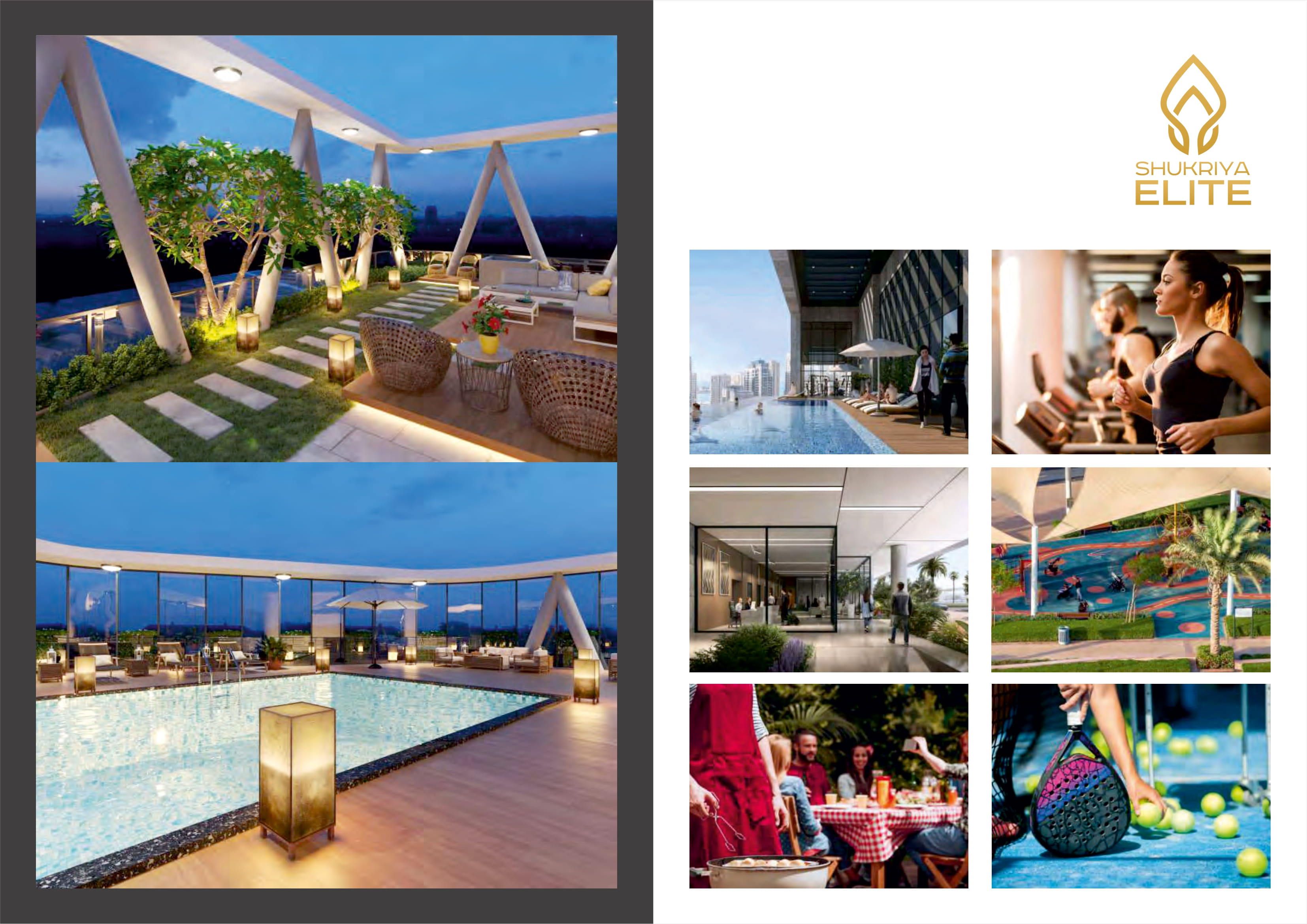 Official brochure rooftop and lifestyle amenities